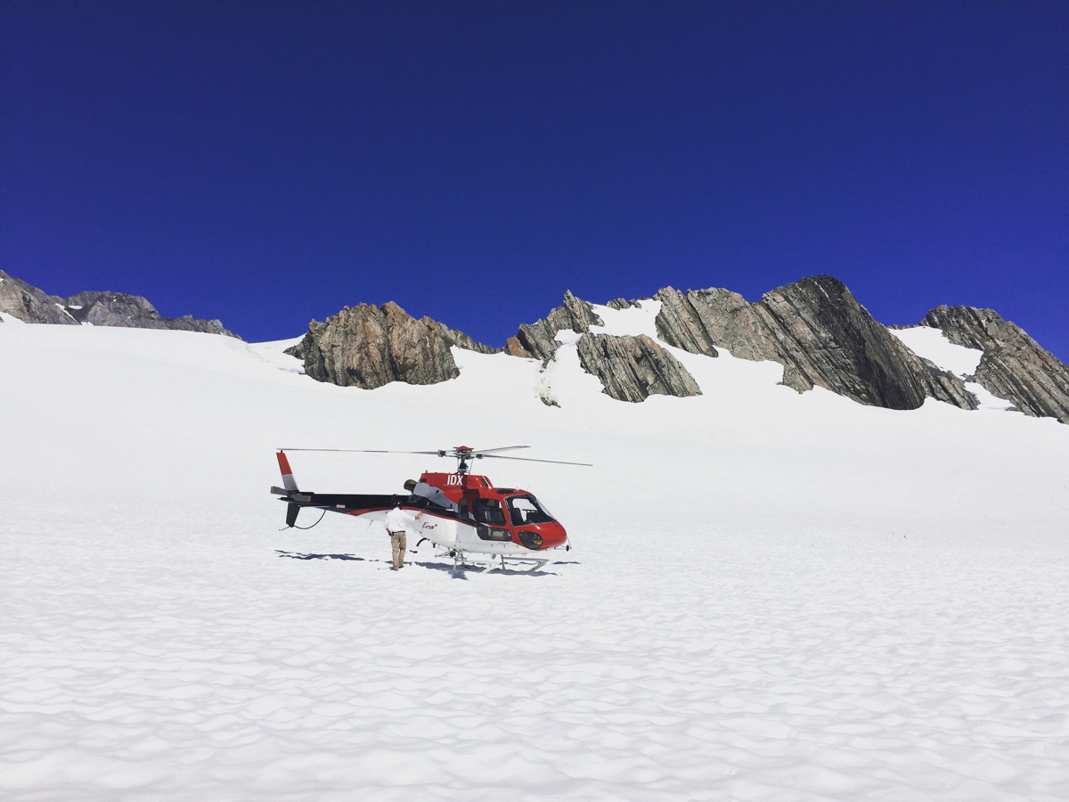 High on Franz Joesef Glacier